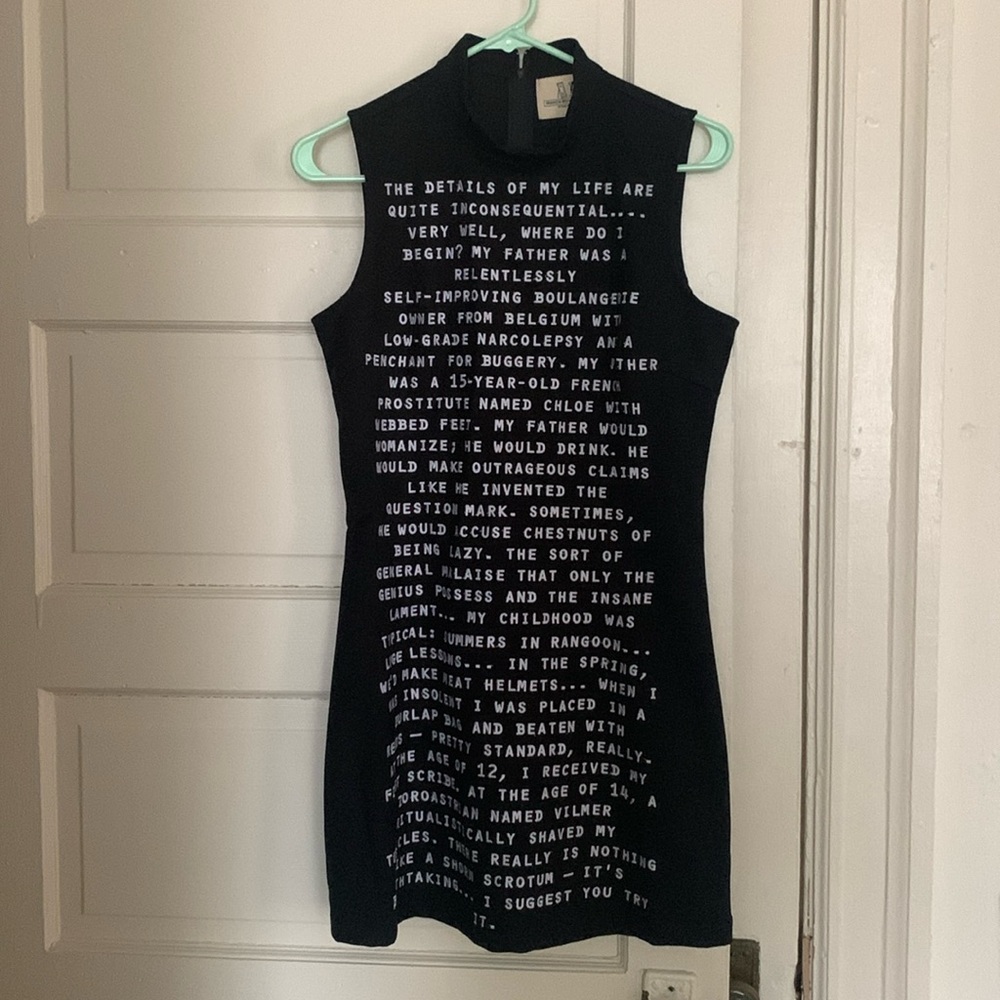 Fashion Brand Company Dr. Evil Monologue Cocktail Dress